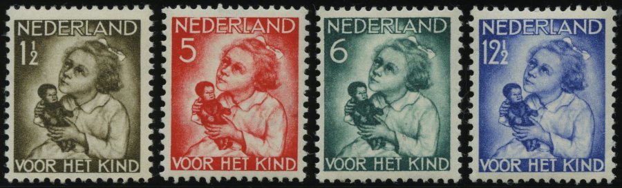 NIEDERLANDE 277-80 *, 1934, Voor Het Kind, Falzrest, Prachtsatz - Netherlands