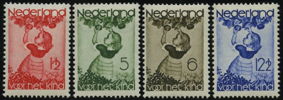 NIEDERLANDE 287-90 *, 1935, Voor Het Kind, Falzrest, Prachtsatz - Netherlands