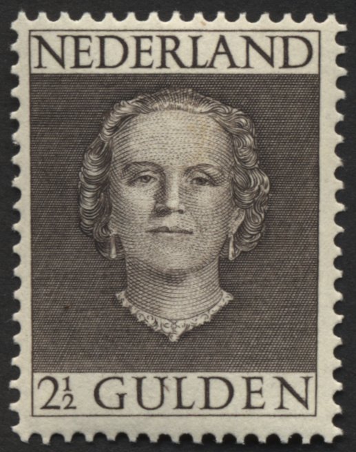 NIEDERLANDE 541 **, 1949, 21/2 G. Graubraun, Pracht, Mi. 200.- - Netherlands