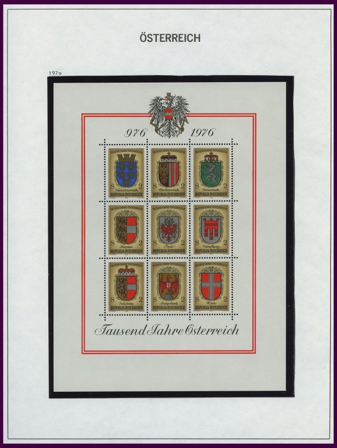 SAMMLUNGEN **, Komplette Postfrische Sammlung Österreich Von 1961-83, Prachterhaltung, Mi. 390.- - Colecciones