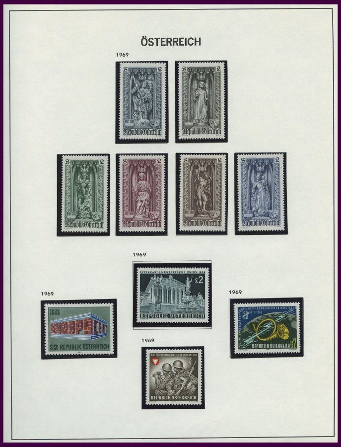 SAMMLUNGEN **, Komplette Postfrische Sammlung Österreich Von 1961-83, Prachterhaltung, Mi. 390.- - Colecciones