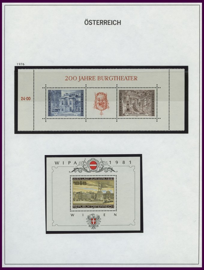 SAMMLUNGEN **, Komplette Postfrische Sammlung Österreich Von 1961-83, Prachterhaltung, Mi. 390.- - Collections