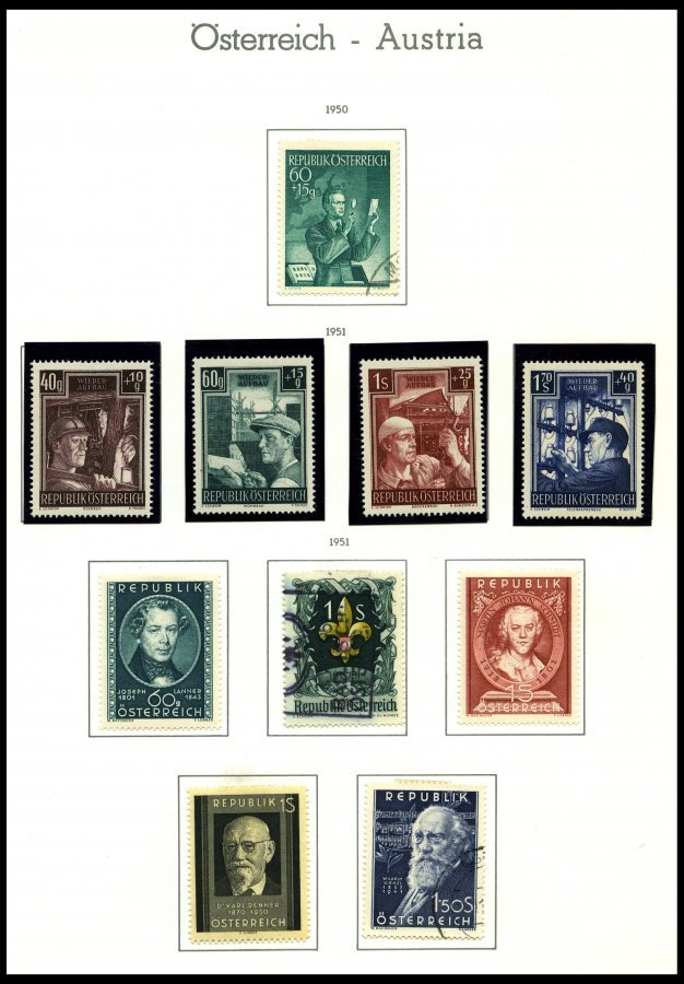 SAMMLUNGEN *, O, Saubere Sammlung Österreich Von 1945-65, Meist Prachterhaltung, Günstig!, Mi. über 800.- - Collections