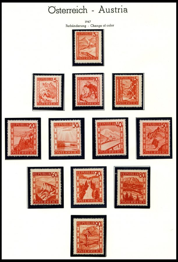 SAMMLUNGEN *, O, Saubere Sammlung Österreich Von 1945-65, Meist Prachterhaltung, Günstig!, Mi. über 800.- - Collections