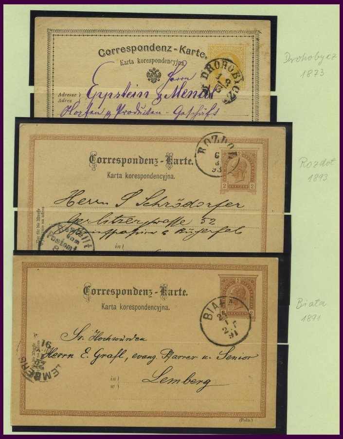 LOTS Brief,o, *, 1829-1919, Interessante Alte Restpartie Mit U.a. 19 Belegen, Dabei: 5 österreich-ungarische Feldpostbel - Colecciones