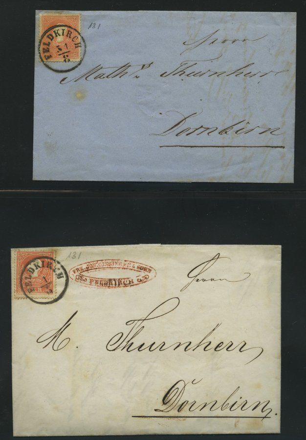 LOTS 13-15 BrfStk, 1858/9, Partie Von 20 Belegen, Meist Pracht - Colecciones