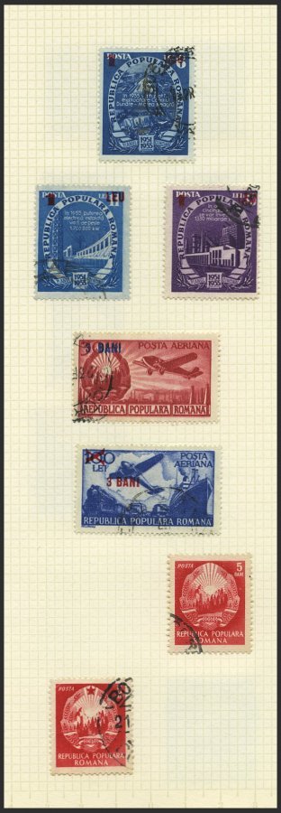 SAMMLUNGEN, LOTS o, *, gestempelte Sammlung Rumänien von 1903-76 in 2 Bänden mit einigen besseren Ausgaben, oftmals dopp