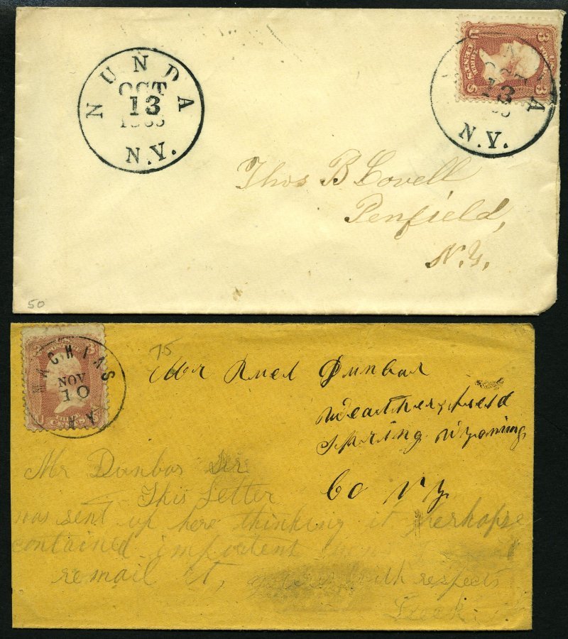 SAMMUNGEN, LOTS 9,17/8 BRIEF, 1857-61, 9 Verschiedene Belege, Feinst/Pracht, Besichtigen! - Collections