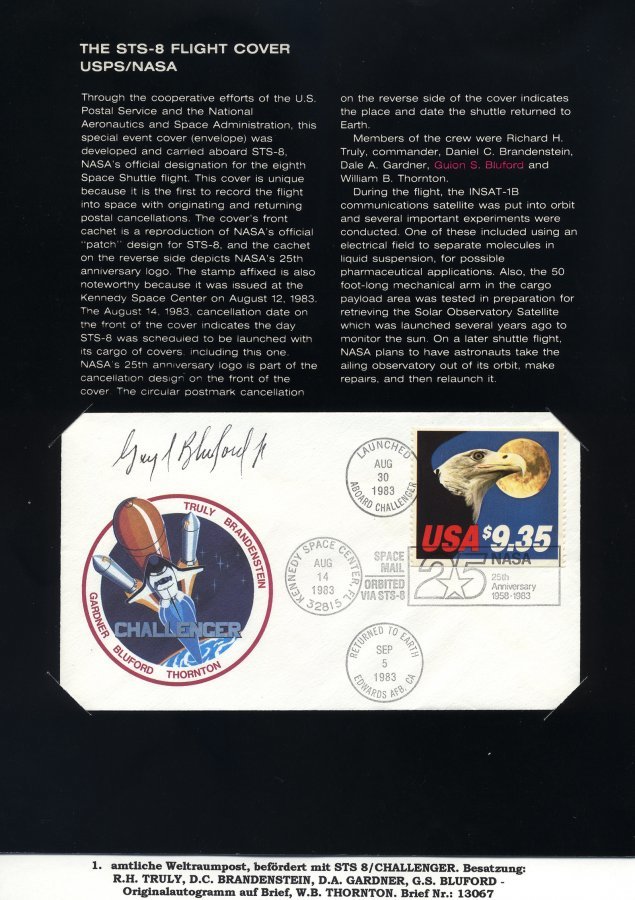 US-FLUGPOST 1981-84, 2003, Hochinteressante Und Informative Spezialsammlung Weltraum: Das STS-Programm (USA), Mit 23 Ver - 1c. 1918-1940 Cartas & Documentos