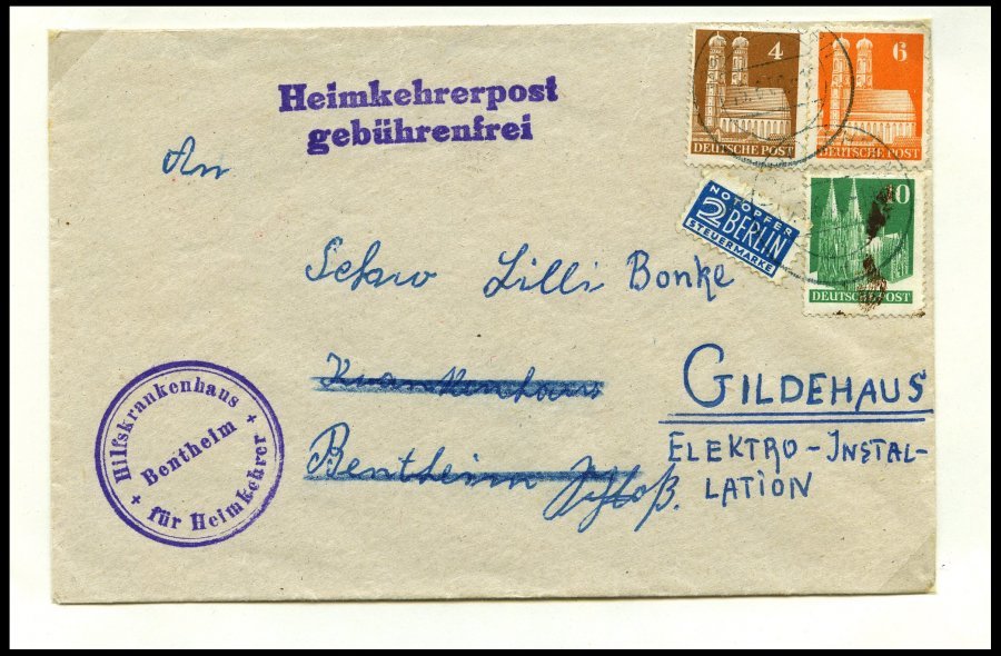 SLG., LOTS DEUTSCHLAND interessante Briefpartie, meist Deutschland von ca. 1900 - 1960, im Album, über 140 meist mittler