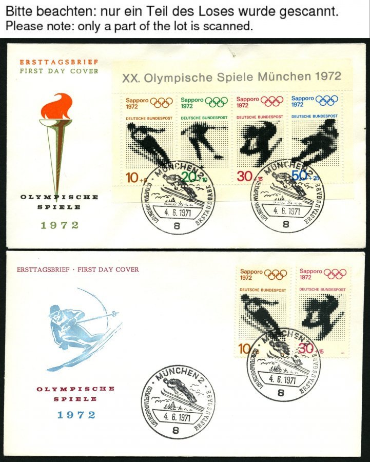 SLG., LOTS DEUTSCHLAND Wohl Komplette Sammlung FDC Bund/Berlin Von 1971-95 In 11 Ersttagesbrief-Alben In Schubern, über - Collections