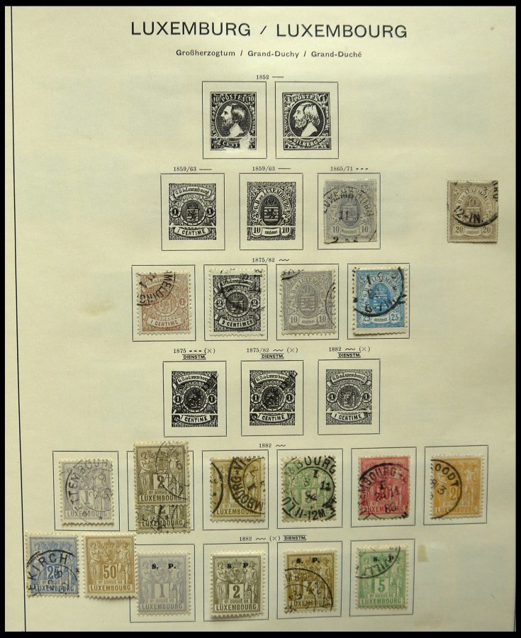 SLG., LOTS EUROPA O,*,** , Umfangreiche Sammlung Europa Bis Ca. 1950 In 9 Schaubek Alben, Meist Wohl Nur Kleinere Und Mi - Other & Unclassified