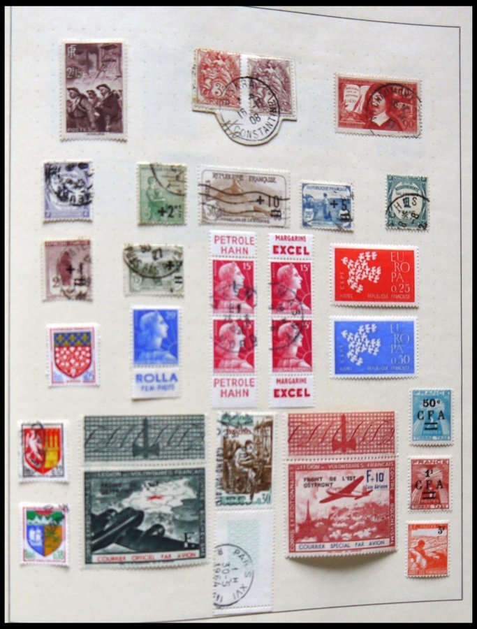 SLG., LOTS EUROPA o,*,** , umfangreiche Sammlung Europa bis ca. 1950 in 9 Schaubek Alben, meist wohl nur kleinere und mi