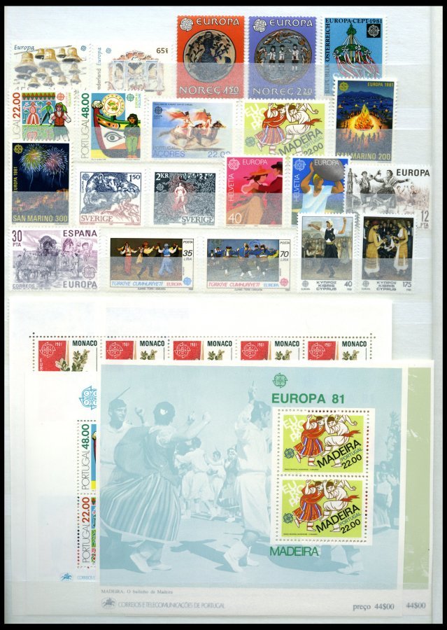 EUROPA UNION **, 1980/1, Persönlichkeiten Und Folklore, 2 Komplette Jahrgänge, Pracht, Mi. 171.90 - Collections