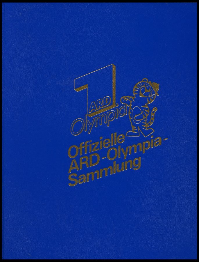 SPORT **,Brief,o , Offizielle ARD-Olympia-Sammlung 1948-88, Pracht - Otros & Sin Clasificación