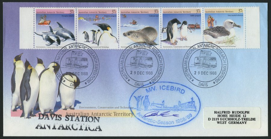 SONSTIGE MOTIVE 1980-93, Antarktis-Expeditionen, Interessante Sammlung Mit 83 Verschiedenen Belegen, U.a. ICEBIRD Und GO - Sin Clasificación