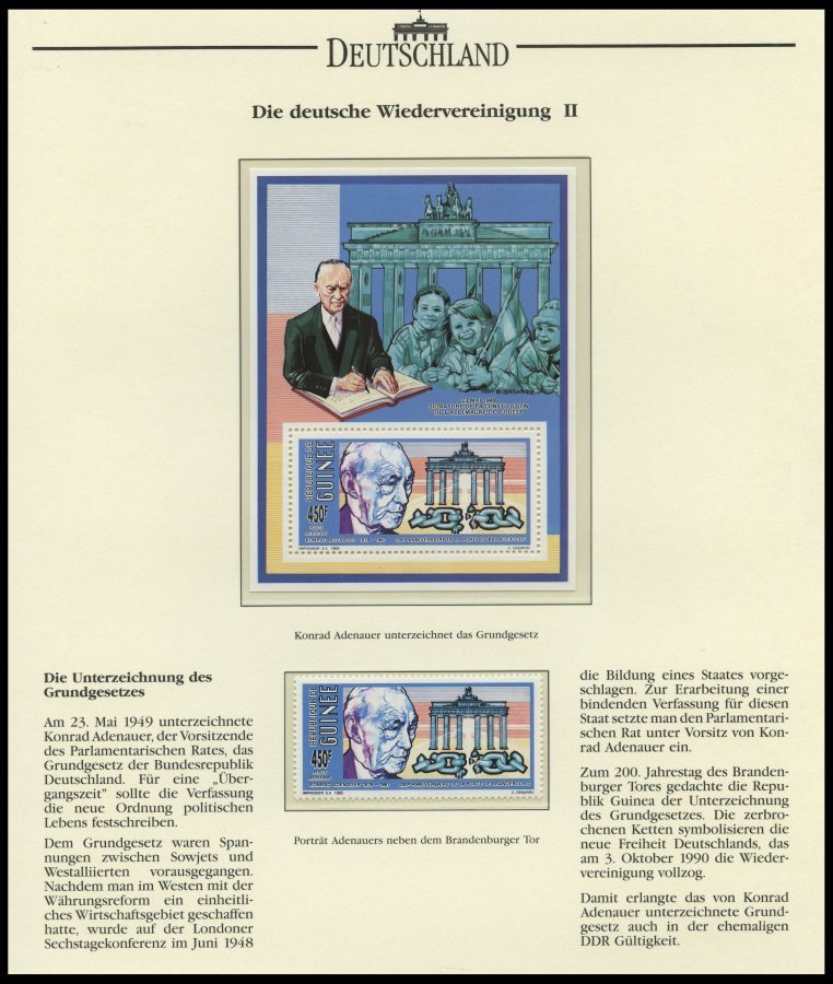 SONSTIGE MOTIVE **,Brief,BrfStk , Deutschland, Sammlung In 5 Spezialalben, Dabei FDC`s, Gedenkblätter, Numisbriefe, Zusa - Unclassified