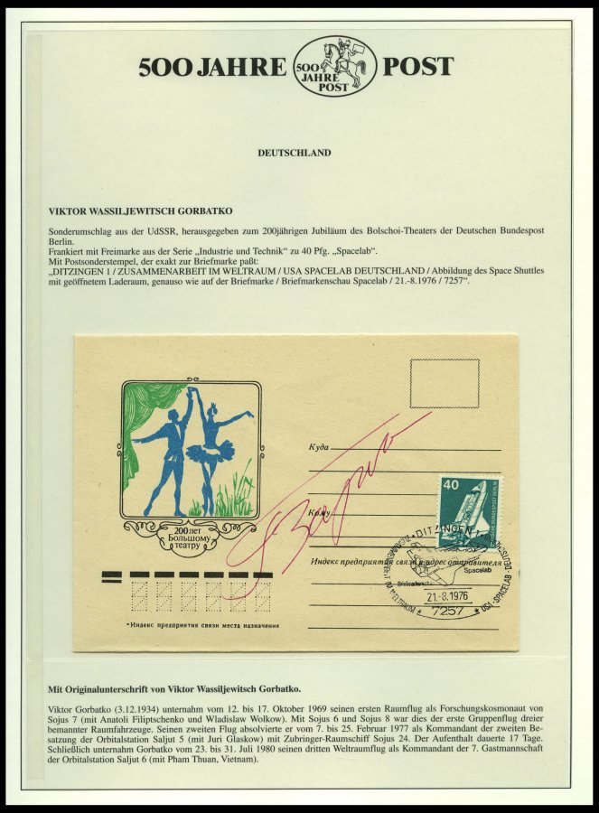 SONSTIGE MOTIVE **,Brief,o , 500 Jahre Post auf Siegerseiten in 3 Alben und einem Leitzordner mit Einzelmarken, Maximumk