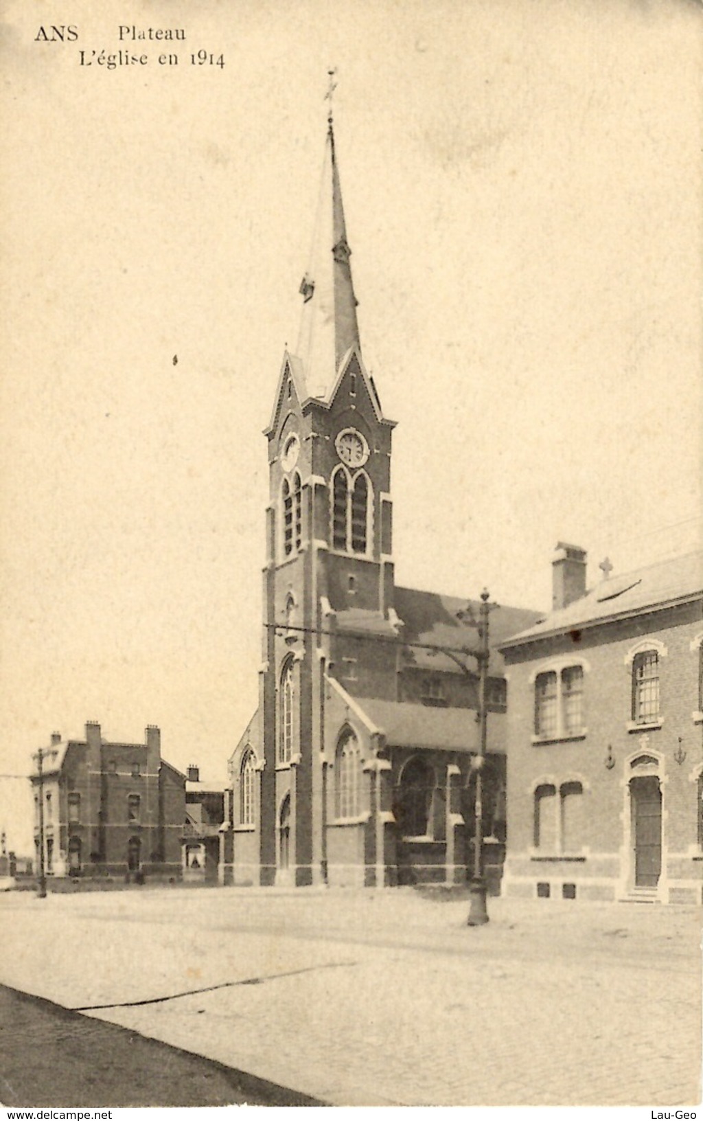 Ans Plateau - L'Eglise En 1914 - Ans