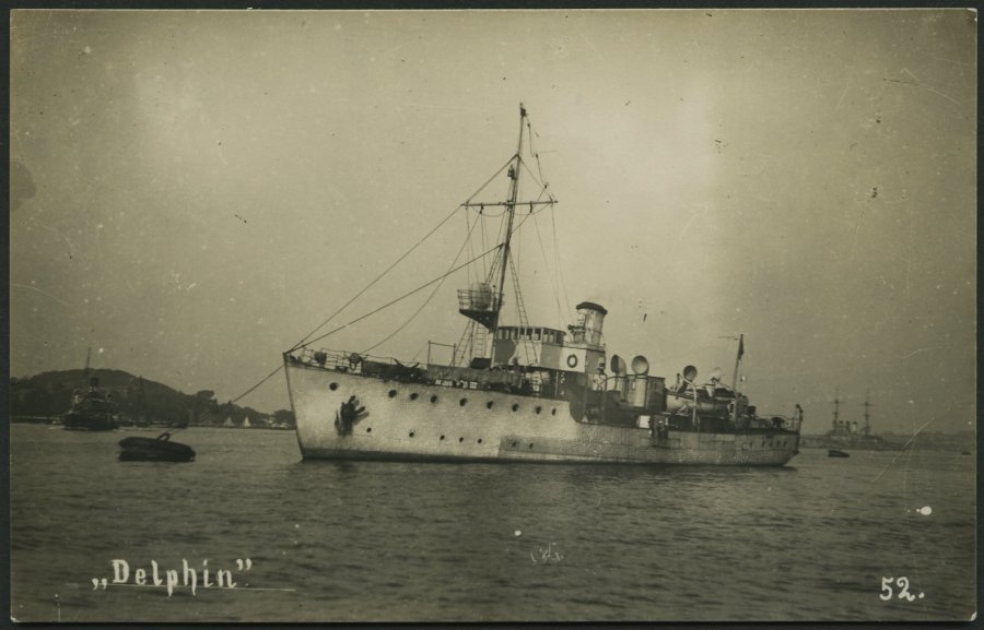 ALTE POSTKARTEN - SCHIFFE KAISERL. MARINE BIS 1918 Delphin, Eine Ungebrauchte Karte - Guerra