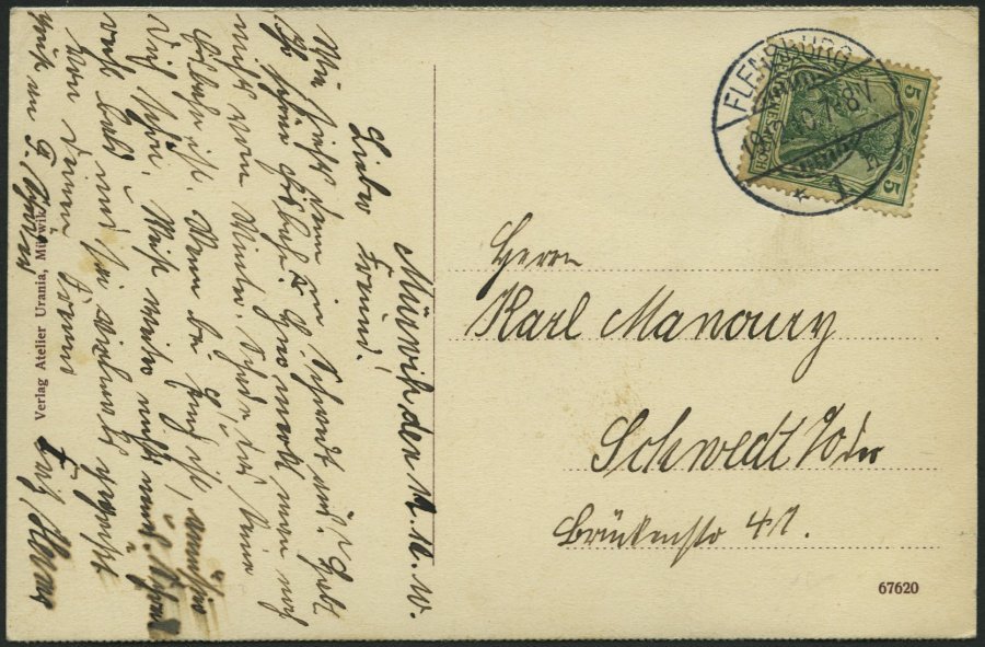ALTE POSTKARTEN - SCHIFFE KAISERL. MARINE BIS 1918 S.M.S. Hansa, 2 Karten, Eine Gebraucht - Guerra