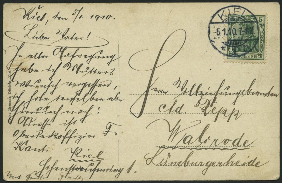 ALTE POSTKARTEN - SCHIFFE KAISERL. MARINE S.M.S. Scharnhorst, 3 Karten, Eine Gebraucht - Warships