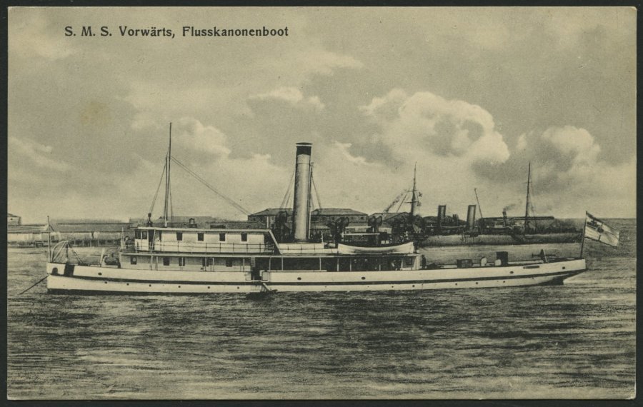 ALTE POSTKARTEN - SCHIFFE KAISERL. MARINE S.M.S. Vorwärts, Flusskanonenboot, Ungebrauchte Karte - Warships