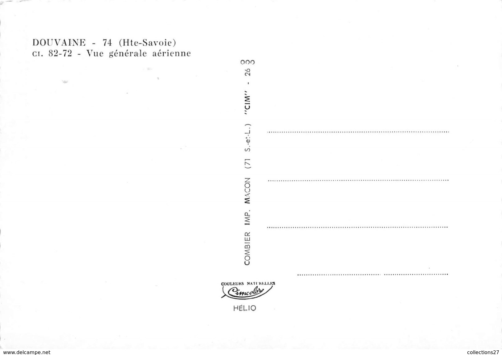 74-DOUVAINE-VUE GENERALE AERIENNE - Douvaine