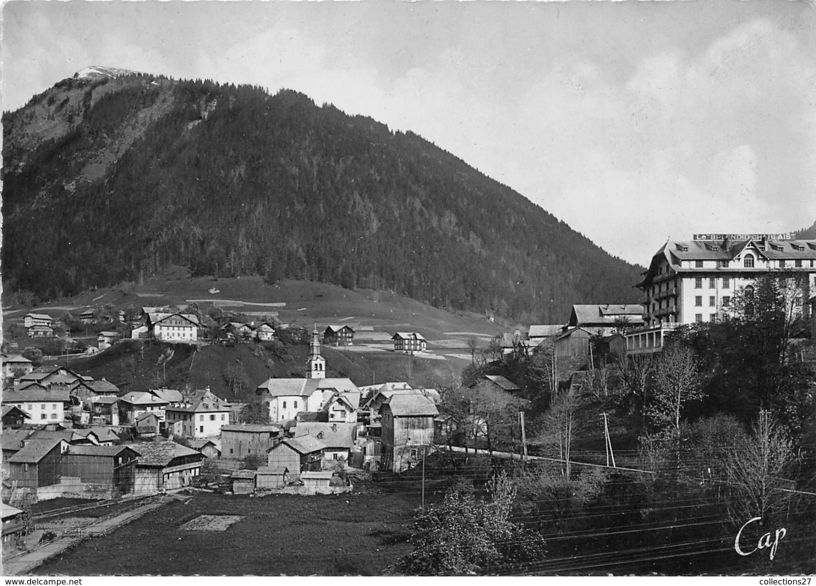 74-MORZINE- LE BOURG, ET LA POINTE DE RESSACHAUX - Morzine