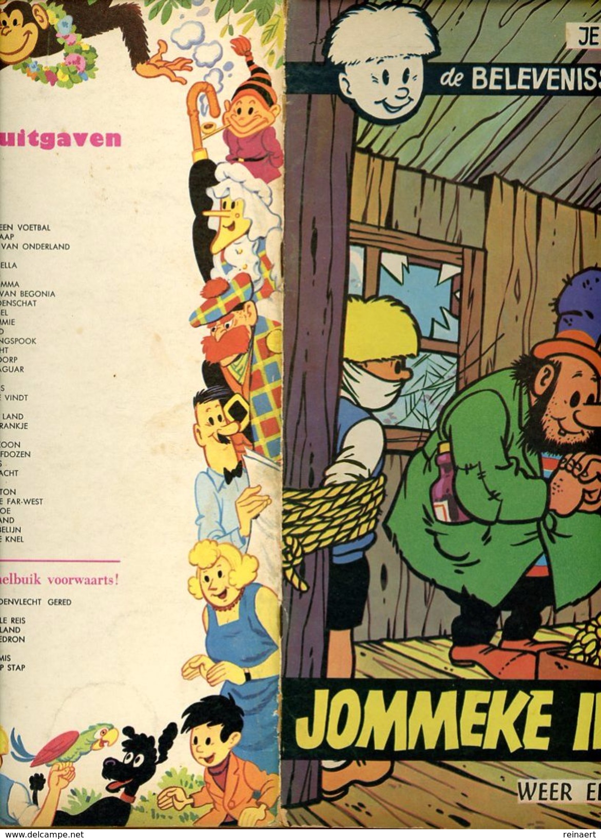 Jommeke - Jommeke In De Knel  (1ste Druk)  1968 - Jommeke