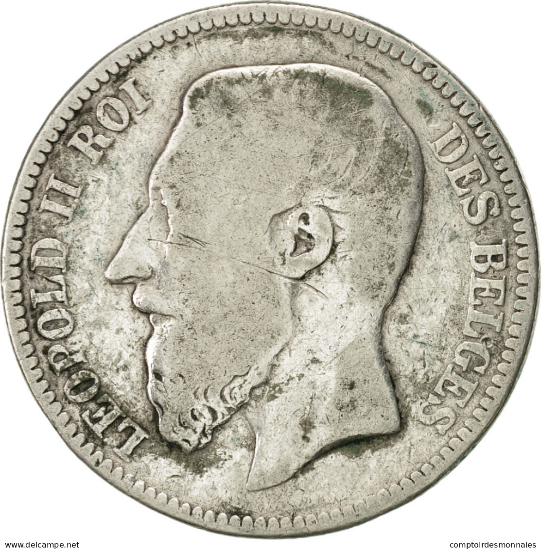 Monnaie, Belgique, Leopold II, 2 Francs, 2 Frank, 1867, TB, Argent, KM:30.1 - 2 Francs