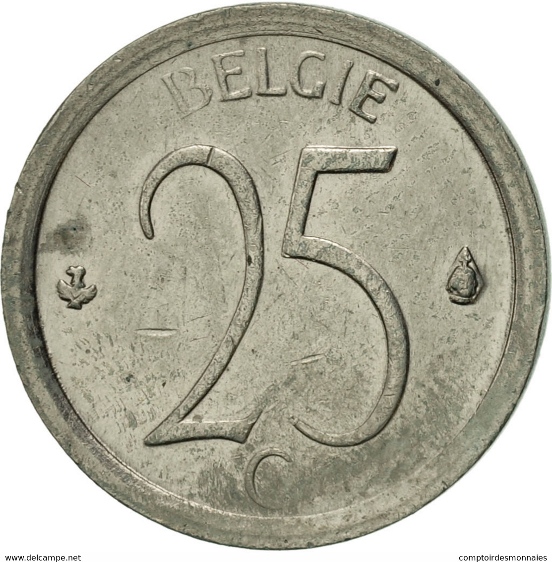 Monnaie, Belgique, 25 Centimes, 1975, Bruxelles, TTB+, Copper-nickel, KM:154.1 - 25 Centimes