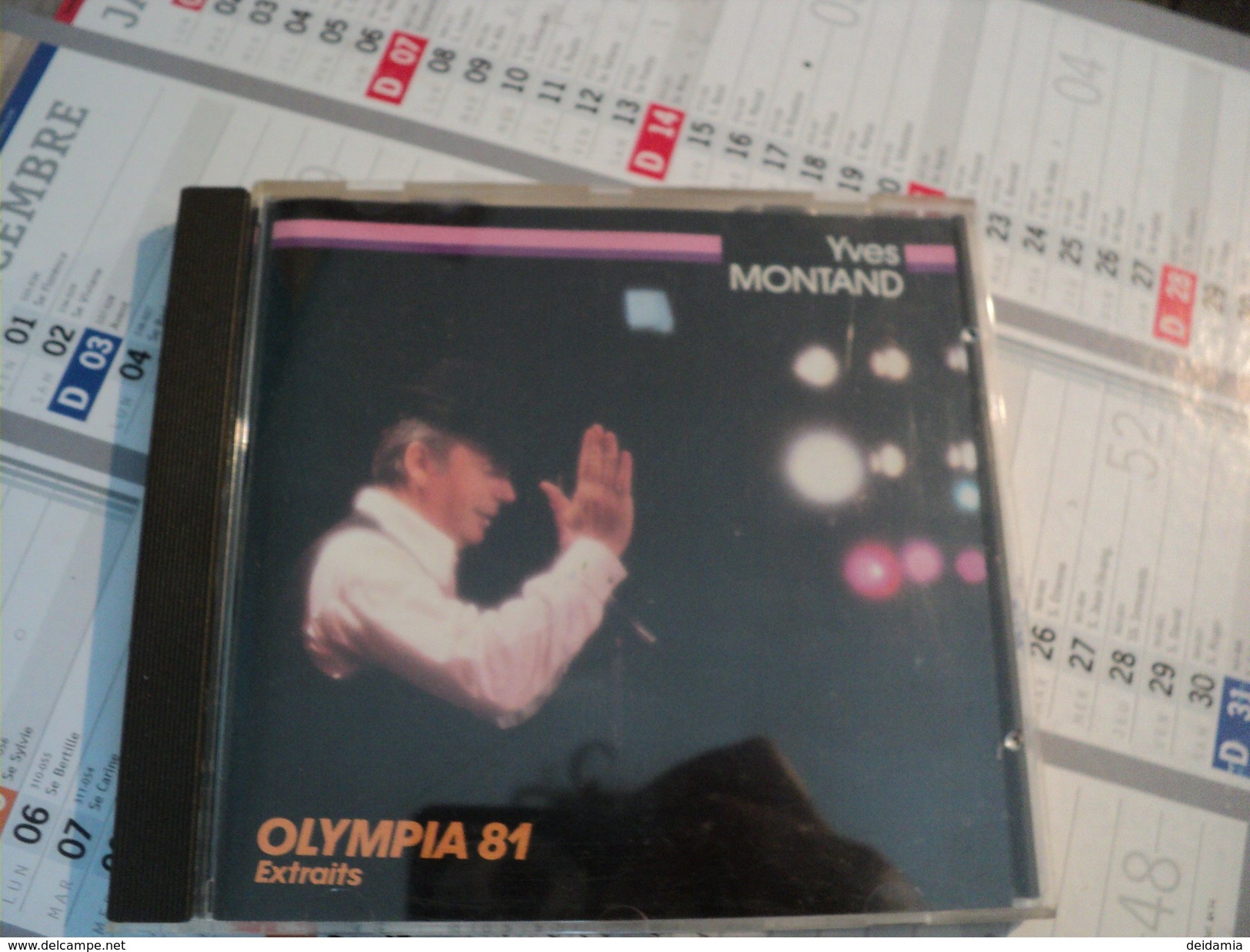 CD 24 TITRES YVES MONTAND. OLYMPIA 1981. EXTRAITS JE VAIS A PIED - Autres - Musique Française