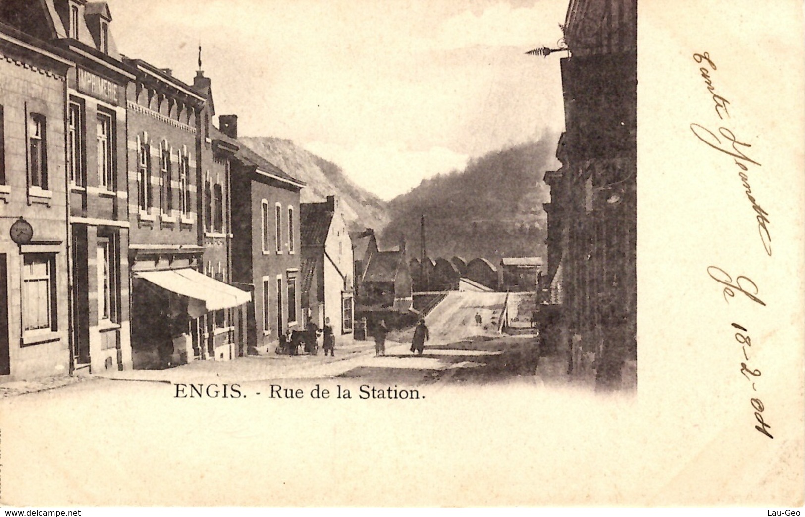 Engis. Rue De La Station - Engis