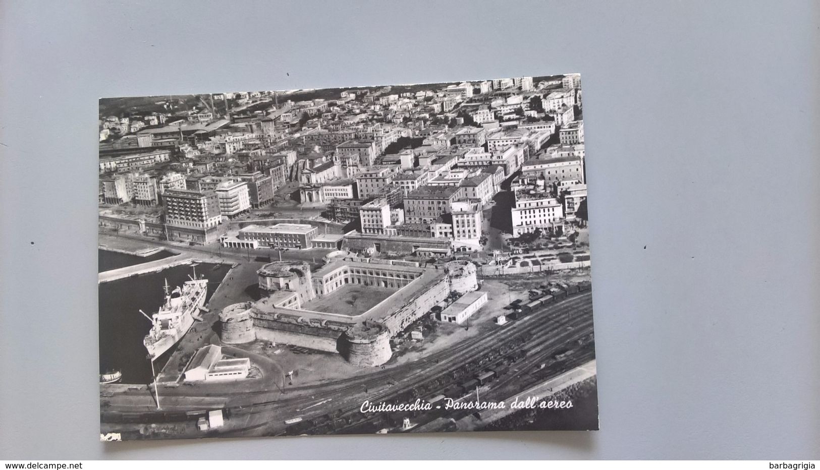 CARTOLINA CIVITAVECCHIA - PANORAMA DALL'AEREO - Civitavecchia