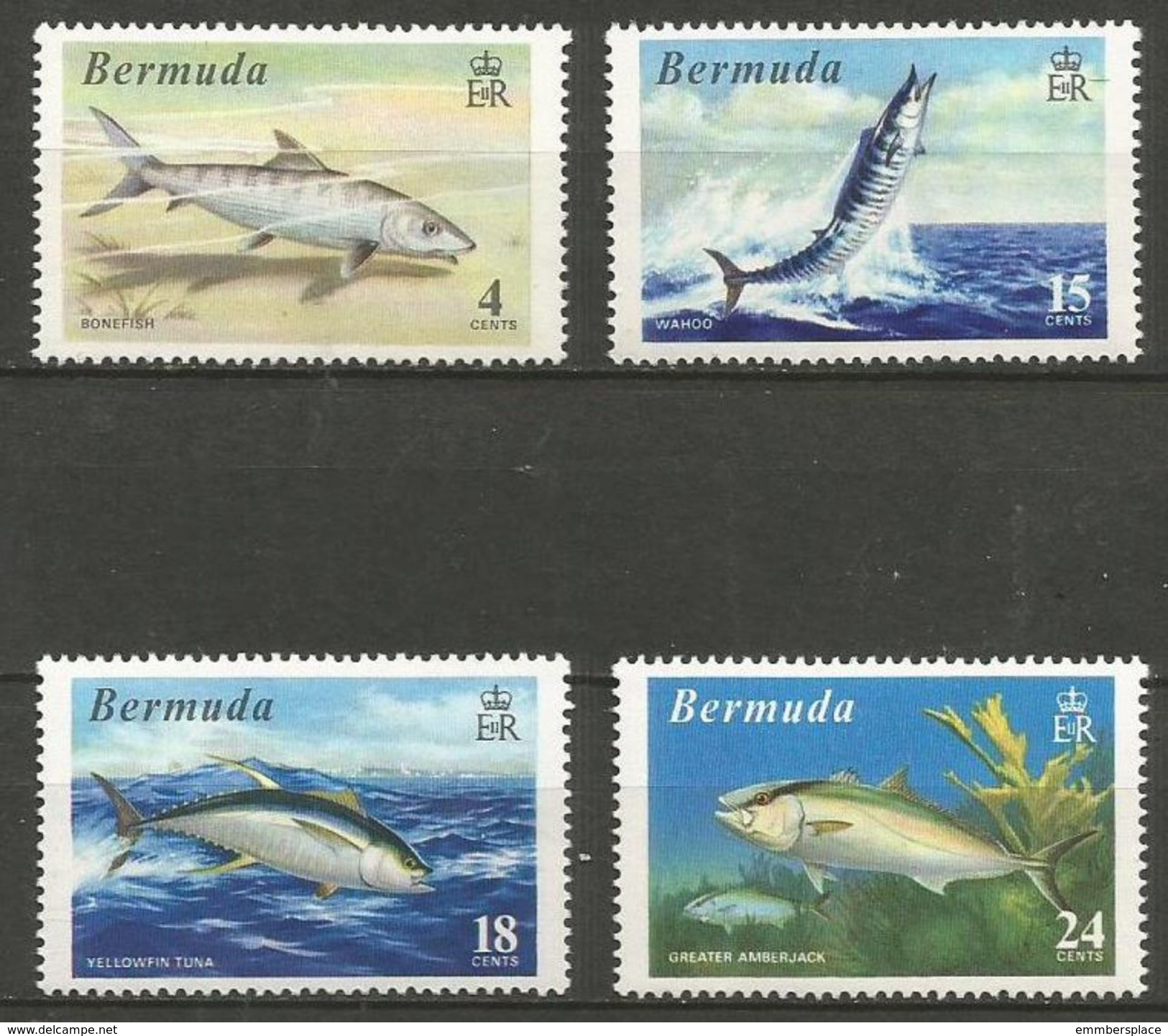 Bermuda - 1972 Fish Set Of 4 MNH **       Sc292-5 - Bermuda