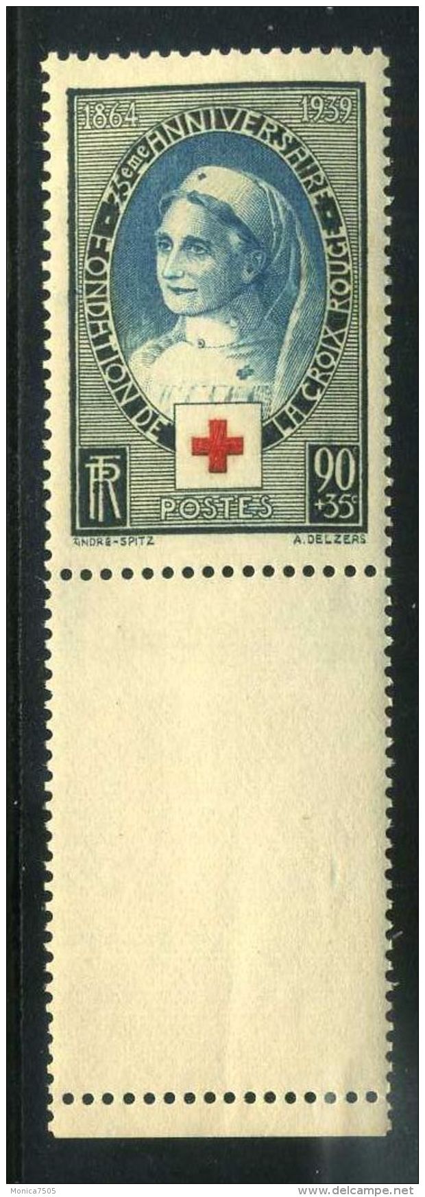 FRANCE ( POSTE ) : Y&amp;T N°  422  TIMBRE  NEUF  SANS  TRACE  DE  CHARNIERE , A  VOIR . - Neufs