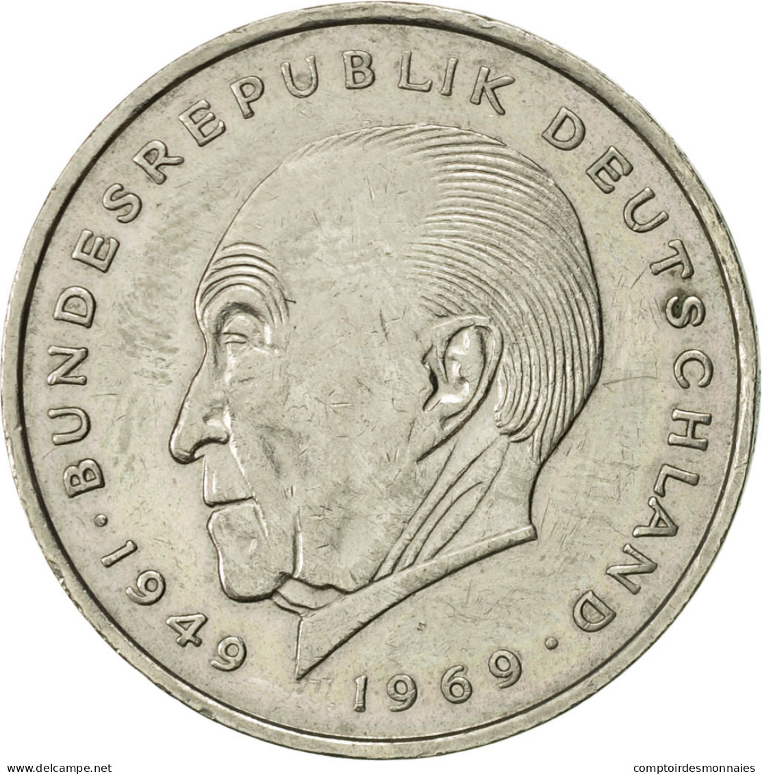 Monnaie, République Fédérale Allemande, 2 Mark, 1972, Hambourg, SUP - 2 Mark