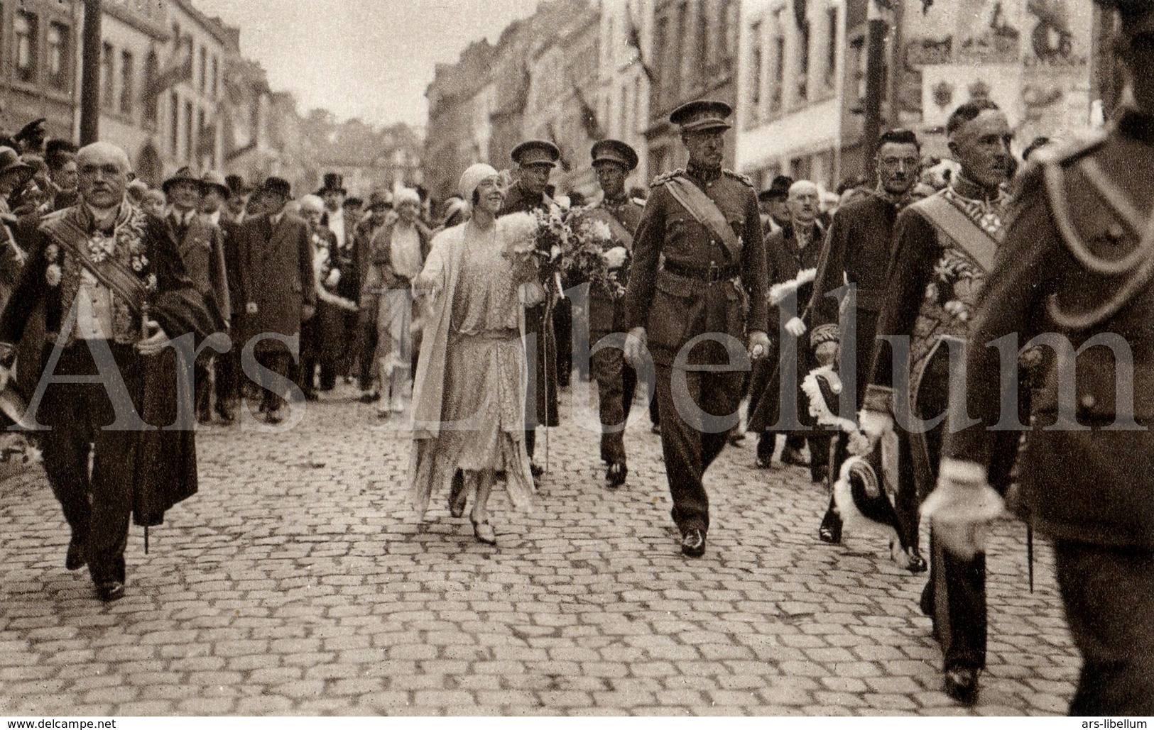 ROYALTY / Belgium / Belgique / Roi Albert I / Koning Albert I / Reine Elisabeth / Mons / Bergen / 1930 - Mons