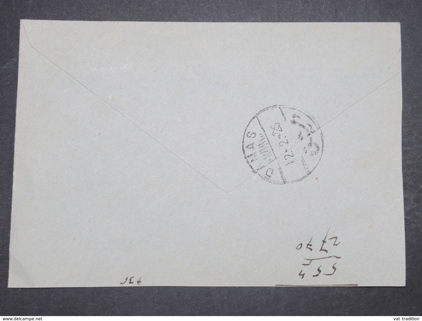 FRANCE / GRAND LIBAN - Enveloppe Commerciale De Beyrouth Pour Damas En 1925 , Affranchissement Merson Surchargé - L 9730 - Storia Postale