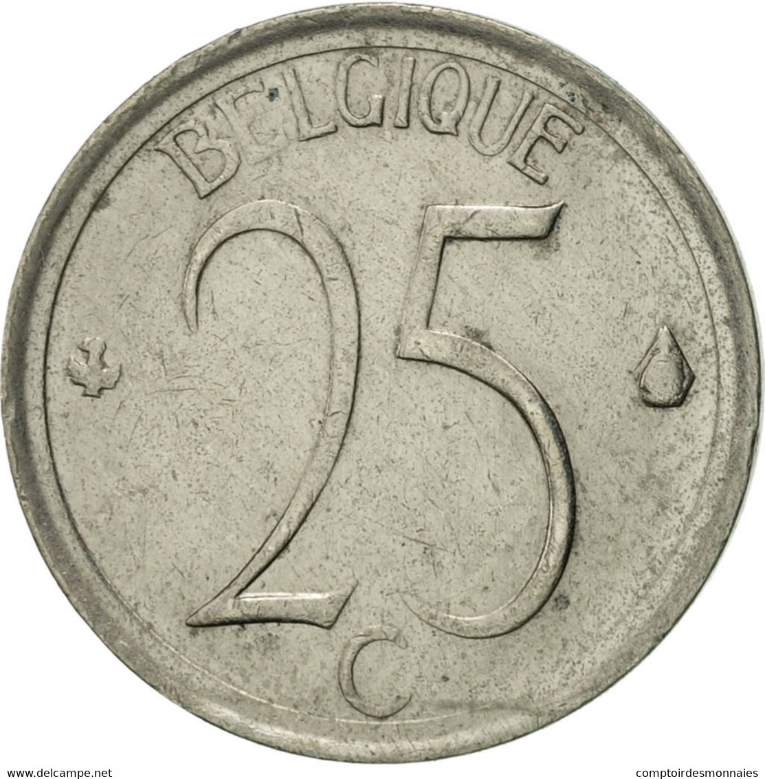 Monnaie, Belgique, 25 Centimes, 1964, Bruxelles, TTB+, Copper-nickel, KM:153.1 - 25 Centimes