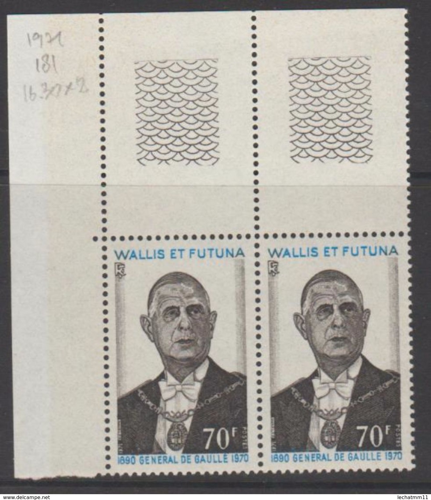 Y&T No 181/ Coin De Feuille - Unused Stamps