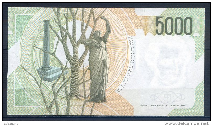 509-Italie Billet De 5000 Lire 1985 DA565H - 5.000 Lire
