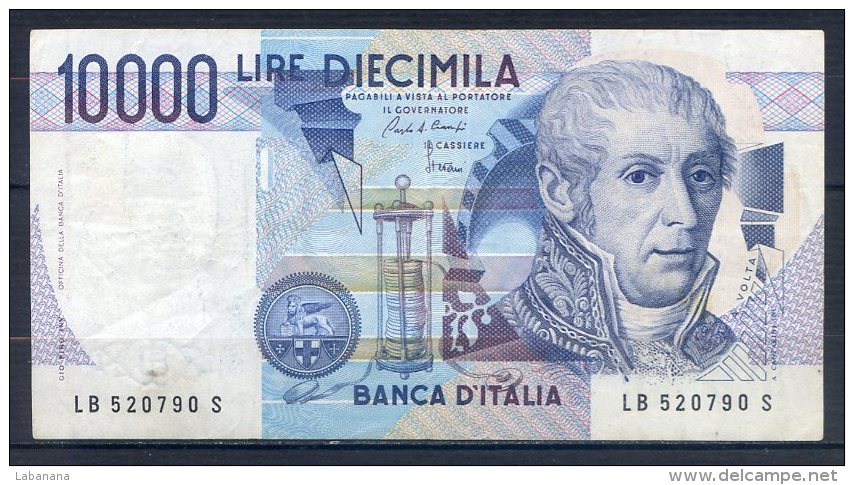 550-Italie Billet De 10 000 Lire 1985 LB520S - 10000 Lire