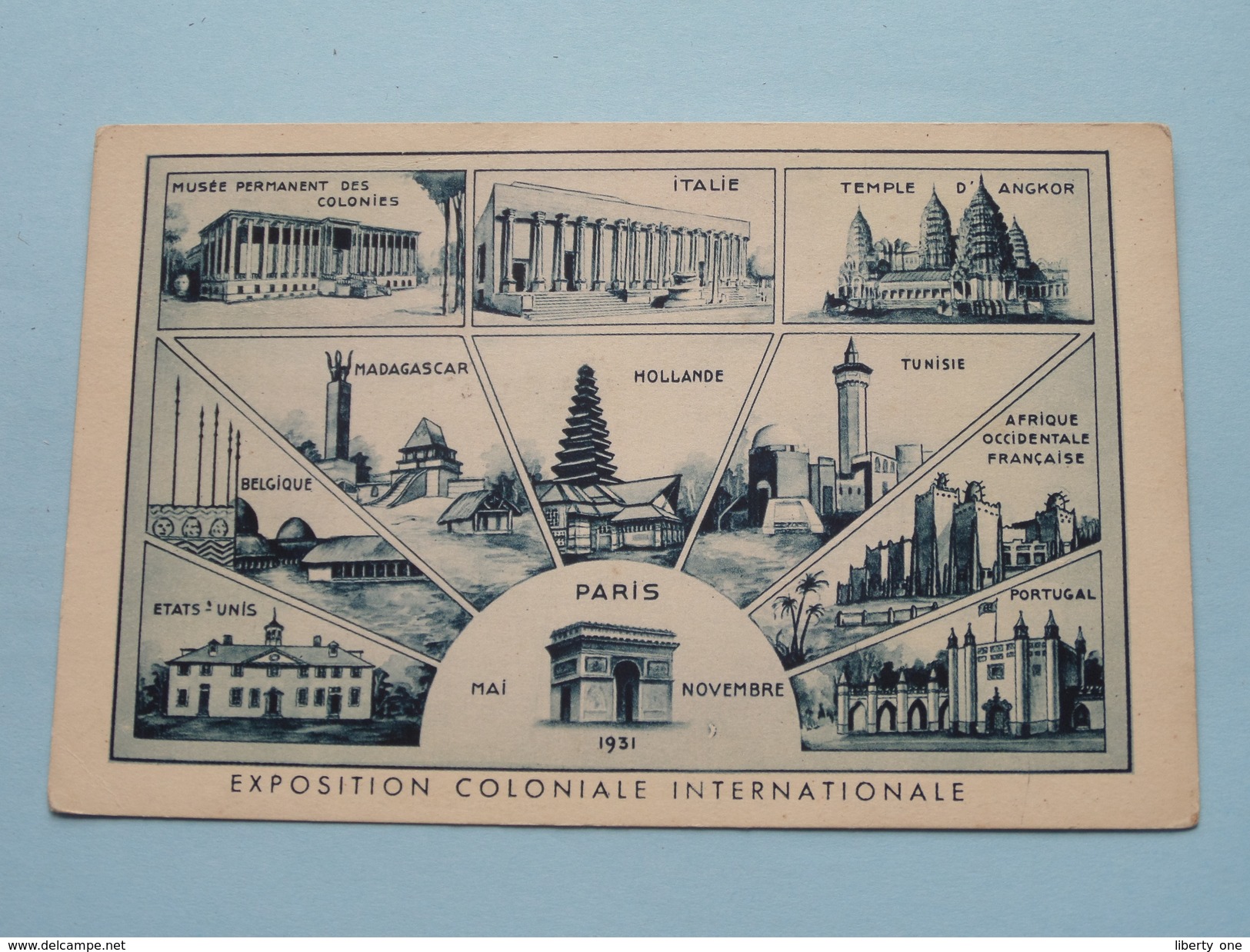 EXPO COLONIALE Internationale PARIS Anno 1931 " ( Pub. E. GEURTS Bruxelles Agence De Voyages ) ! - Tentoonstellingen