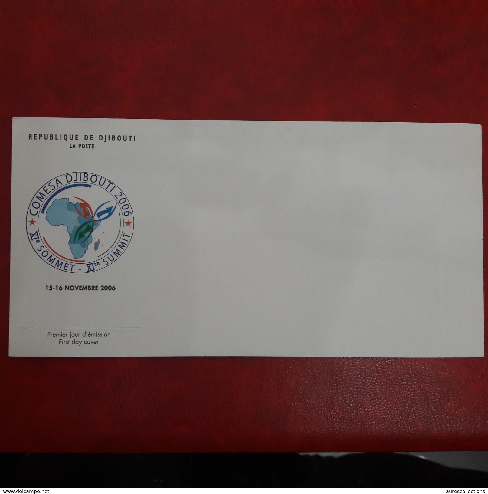 DJIBOUTI -EMPTY FDC COVER VIERGE - SOMMET COMESA SUMMIT 2006 RARE - Other & Unclassified