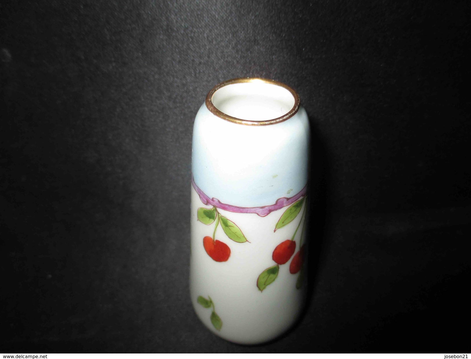 Ancienne Paire Vase Miniature Poupée Jeux Jouet Limoges J G Et Cie Début XX ème - Toy Memorabilia