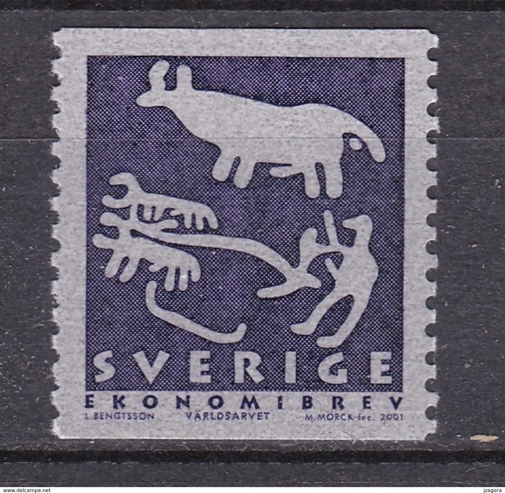 STONE ART WORLD HERITAGE ARCHAEOLOGY ACKERBAU SWEDEN SUEDE SCHWEDEN 2001 MI 2215 MNH ARCHÄOLOGIE ARCHÉOLOGIE ARQUEOLOGÍA - Archaeology