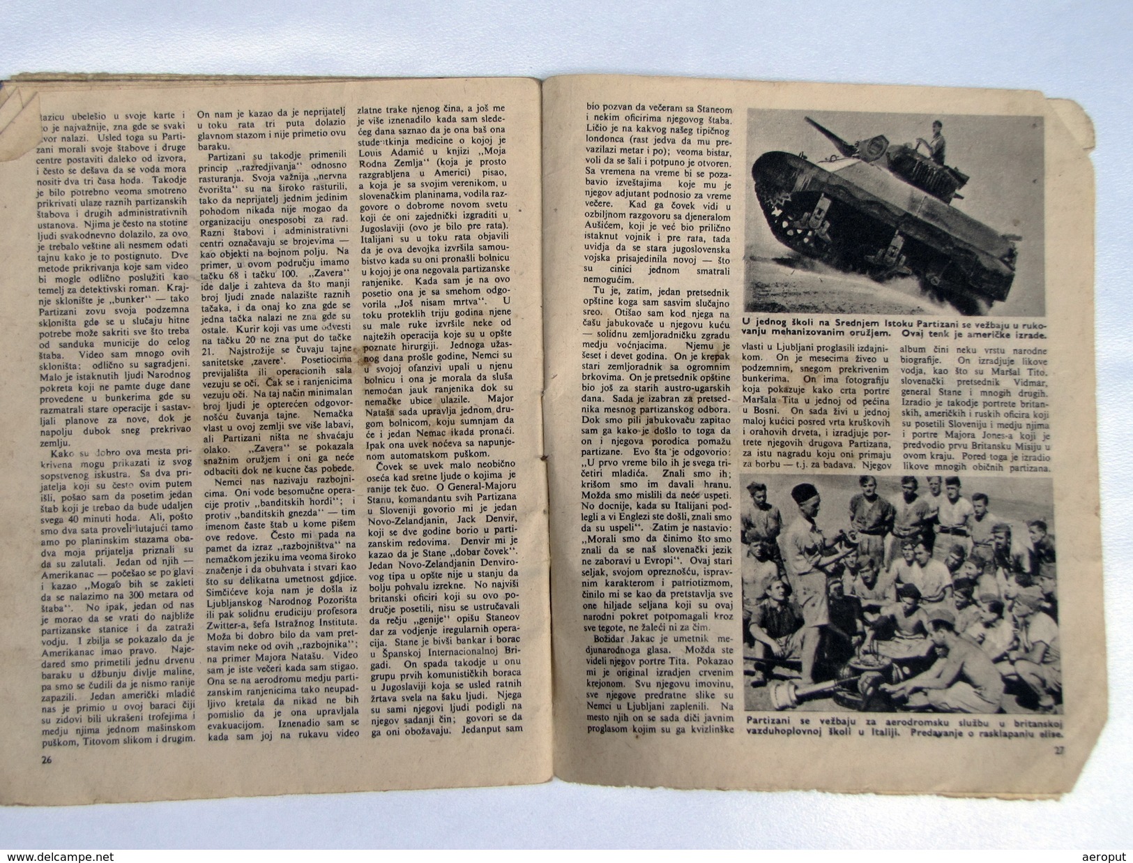 WW2 ALLIED PROPAGANDA GLAS POBEDE No.9 / 1944 Original Yugoslav Drop Leaflet - RAF & USAAF Airborne Magazine - Sonstige & Ohne Zuordnung