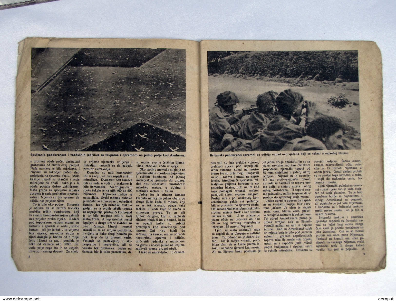 WW2 ALLIED PROPAGANDA GLAS POBEDE No.9 / 1944 Original Yugoslav Drop Leaflet - RAF & USAAF Airborne Magazine - Sonstige & Ohne Zuordnung